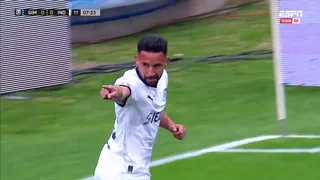 Mauricio Isla anotó su primer gol con Independiente en duelo ante Gimnasia