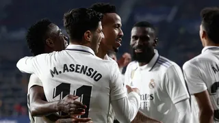 Real Madrid batió a Osasuna y mantuvo su presión al líder Barcelona en La Liga