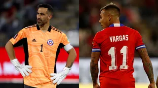 Claudio Bravo y Eduardo Vargas son los grandes ausentes en la nómina de Berizzo en La Roja