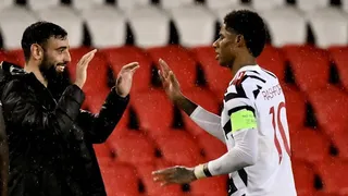 Marcus Rashford y Bruno Fernandes guiaron el triunfo de Manchester United sobre PSG