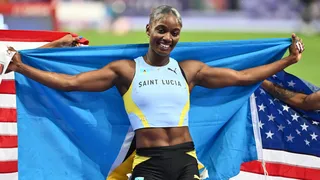 Gracias a Julien Alfred: En Santa Lucía vivieron los diez segundos más felices de su historia