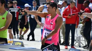 Esteban Bustos volvió a brillar en una Copa del Mundo de Pentatlón