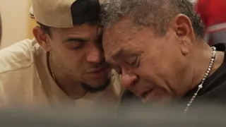 Luis Díaz vivió un emotivo reencuentro con su padre en Colombia