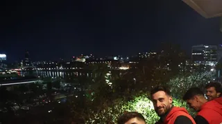 Jugadores de Colo Colo agradecieron el apoyo de los hinchas en Buenos Aires