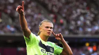 Haaland se estrenó en la Premier League con un doblete para el City ante West Ham