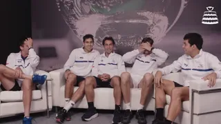 Jarry protagonizó divertido momento antes del debut de Chile en la Copa Davis