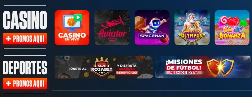 Rojabet Chile-Deportes y casino