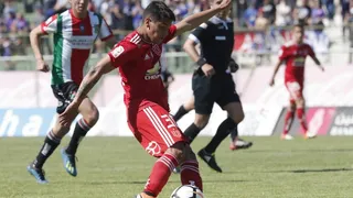 Yerko Leiva se despachó un golazo para aumentar la ventaja de U. de Chile ante Palestino