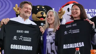 Autoridades dieron puntapié inicial al Maratón de Santiago 2024