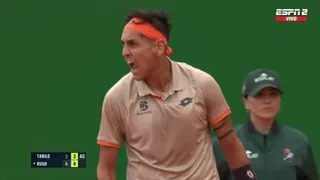 Alejandro Tabilo dio muestras de su talento en Montecarlo