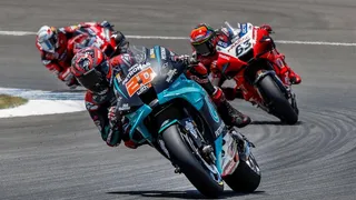 Fabio Quartararo logró su primer triunfo en Moto GP