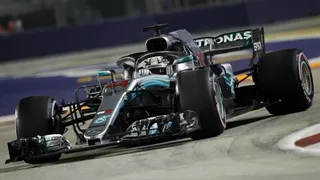La grilla de salida del Gran Premio de Singapur en la Fórmula 1