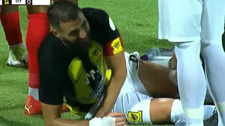 Karim Benzema salió lesionado en la victoria de Al Ittihad sobre Al Wehda