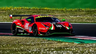 Benjamín Hites afina el Ferrari 488 GT3 Evo para el GT World Challenge de Europa