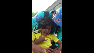 Pequeño hincha colombiano rompió en llanto de emoción por conocer a su ídolo Neymar