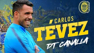 Rosario Central oficializó a Carlos Tévez como nuevo director técnico