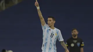 Di María se desahogó con un golazo para Argentina ante Brasil en la final de Copa América