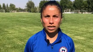 María Francisca Mardones, volante de la Roja Femenina: Estamos ansiosas y con muchas ganas