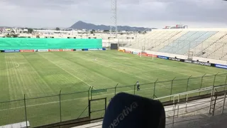 Así luce la cancha del Estadio Jocay en Manta en la previa del Delfín vs. Colo Colo