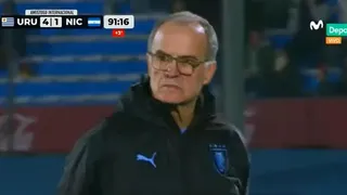 ¿Se enojó Bielsa? El descuento de Nicaragua ante una pasiva defensa de Uruguay