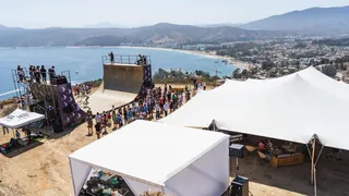 “Coco” Zurita deslumbró con sus piruetas en show de BMX en Papudo