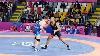 Yasmani Acosta disputará el bronce en la lucha grecorromana de Lima 2019