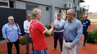 Gareca tuvo su primera aparición por “Pinto Durán” como nuevo DT de la Roja