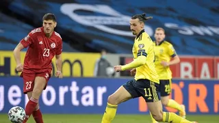 La asistencia de Zlatan Ibrahimovic para el gol de la victoria de Suecia ante Georgia
