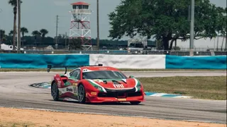 Benjamín Hites logró el tercer lugar en Sebring y quedó sublíder del Ferrari Challenge en EE.UU