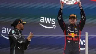 ¿Quedaron atrás las polémicas? Verstappen y Hamilton festejaron en el podio del GP de España
