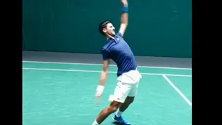 Novak Djokovic se sumó al “Matrix Challenge” y desafió a Cristiano Ronaldo