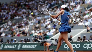 La celebración de Iga Swiatek tras proclamarse campeona de Roland Garros