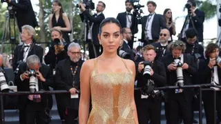 Una sirena dorada: Georgina Rodríguez se lució en la Gala de Cannes 2023