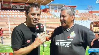 “¿Le digo entrenador o papá? Gustavo Huerta fue entrevistado por su hijo en El Salvador