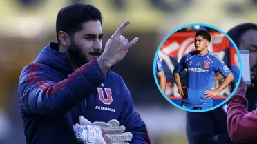 Herrera le presta ropa a Gonzalo Montes con potente recado a la hinchada de U de Chile