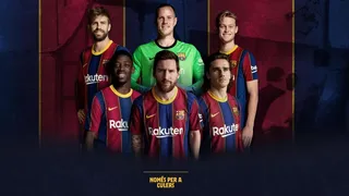 FC Barcelona presentó su nueva camiseta con Messi en la foto