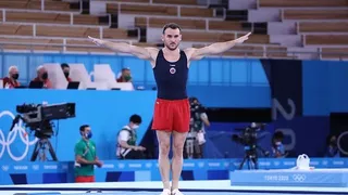 Tomás González cumplió con la práctica oficial en la gimnasia artística en Tokio 2020