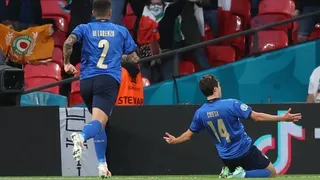 Federico Chiesa adelantó con un zapatazo a Italia sobre España en semifinales de la Eurocopa