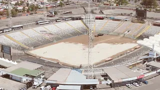 La primera etapa de los trabajos en la cancha del Monumental llegó a su fin