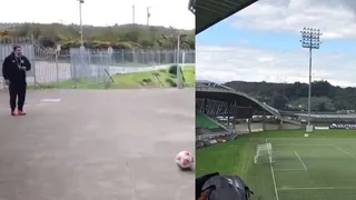 ¿Entró? DT de Puerto Montt femenino se lució con un golazo desde la entrada del Chinquihue