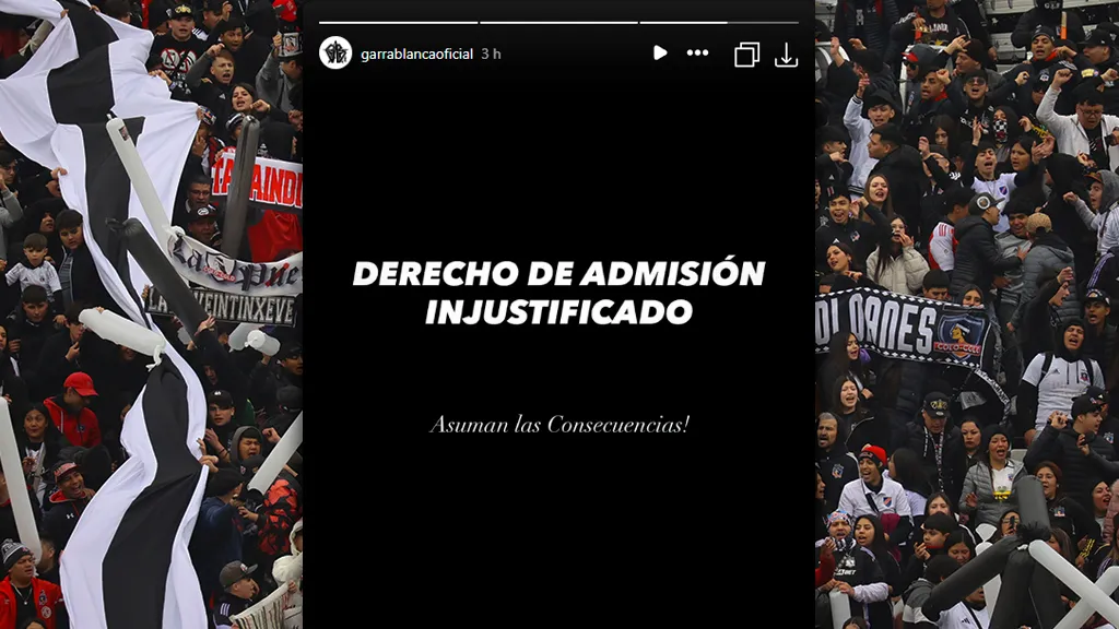 La historia publicada por la Garra Blanca / garrablancaoficial