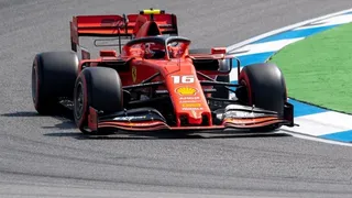 Leclerc mantuvo el dominio de Ferrari en las prácticas del GP de Alemania