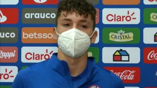 Luciano Arriagada tras debut en la Roja: Me sentí muy feliz, es un sueño realizado