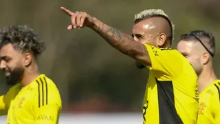 ¡Se viene el debut! Arturo Vidal fue citado para el partido entre Flamengo y Avaí en el Brasileirao