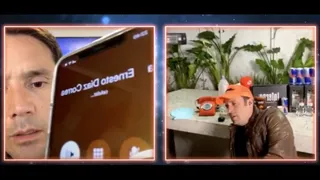 Pancho Saavedra y Stefan Kramer hicieron graciosa pitanza a nuestro relator Ernesto Díaz Correa