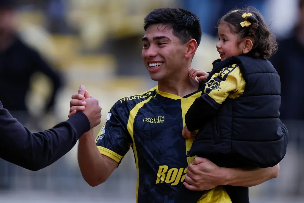 Salinas junto a su hija / ©Andres Pina/Photosport.