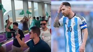 “Messi ciao”: El eufórico cántico de los hinchas saudíes tras la victoria sobre Argentina