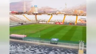 Así amaneció el césped del Estadio Monumental para el duelo entre Colo Colo y Unión