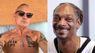 “Alcohol vs. cannabis”: Paul Gascoigne retó a un curioso combate a Snoop Dogg