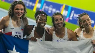 El atletismo femenino logró medalla de plata para Chile en los 4×400 de los Panamericanos Junior